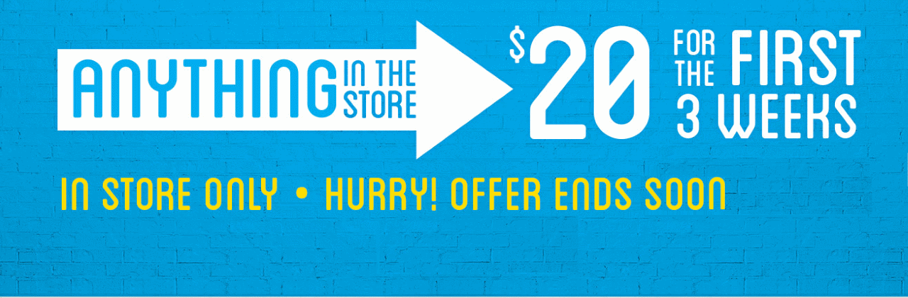 Just $20 a week, hurry before it is too late